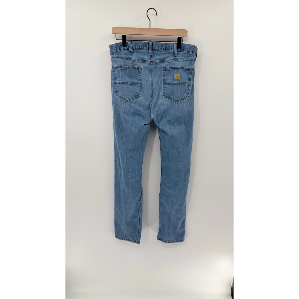 Carhartt Relaxed Fit Jeans 34x34 Light Wash Denim Good Condition - Picture 4 of 9